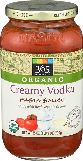 Organic Creamy Vodka Pasta Sauce 1