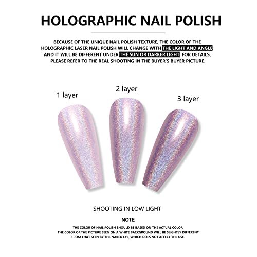 Holographic Nail Polish 2