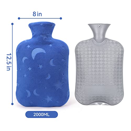 Hot Water Bottle with Soft Cover 2