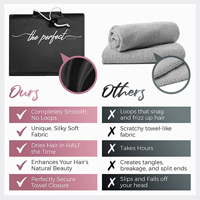 Ultra-Fine Microfiber Hair Towel Wrap 2