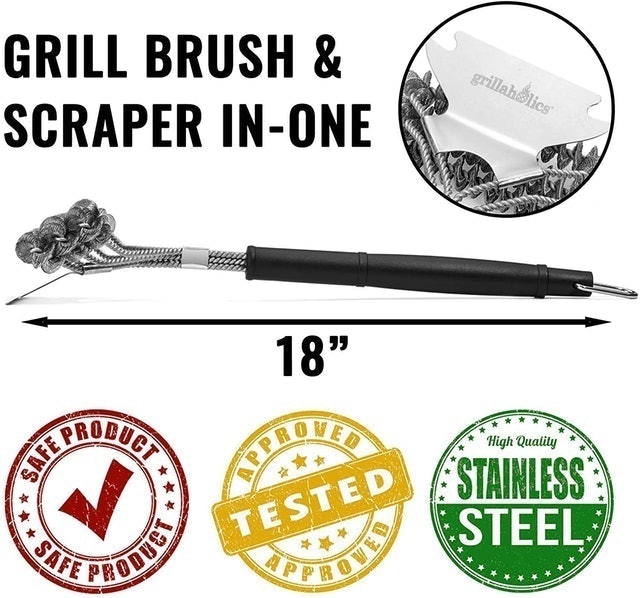 Bristle Free Grill Brush 2