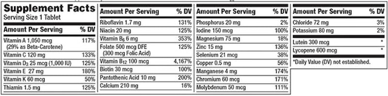 Multivitamin Supplement for 50+ Men 2