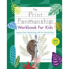 Print Penmanship Workbook for Kids