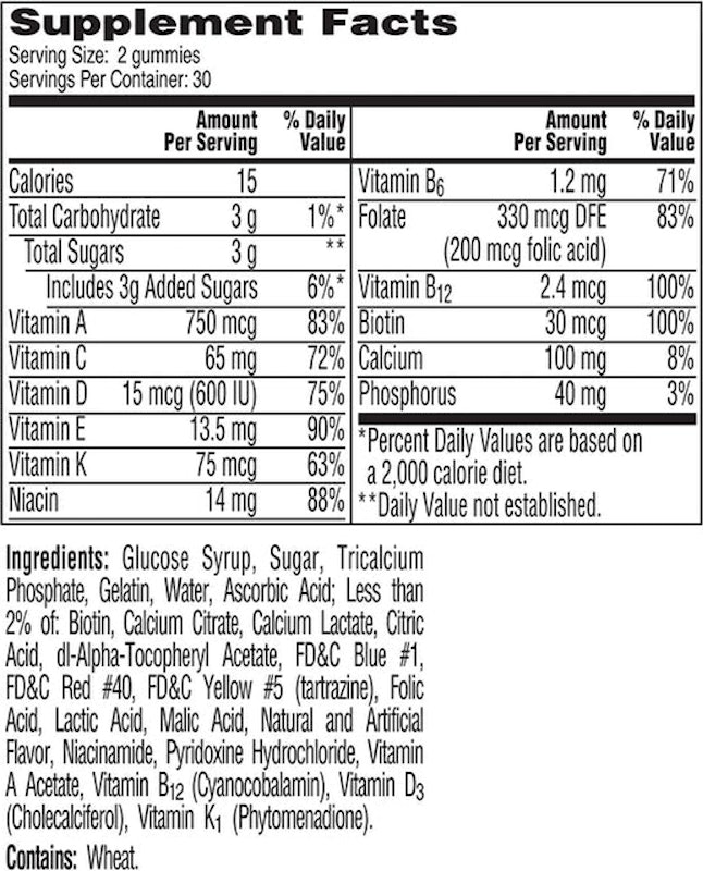 Multivitamin Gummies for Teen Girls 2