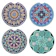 Vaincre Mandala Ceramic Car Cup Holder 1