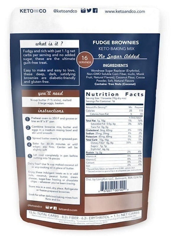 Keto Fudge Brownie Mix 2