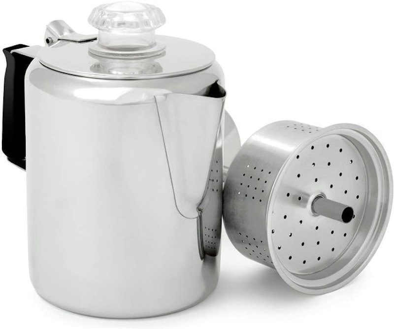 Glacier Stainless Steel Percolator Coffee Pot 1