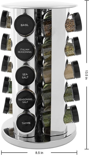 Revolving Countertop Spice Rack Tower Organizer 2