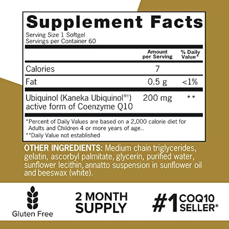 Ubiquinol Extra Strength, 200 mg 2