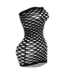 Sexy Womens Strapless Fishnet Lingerie
