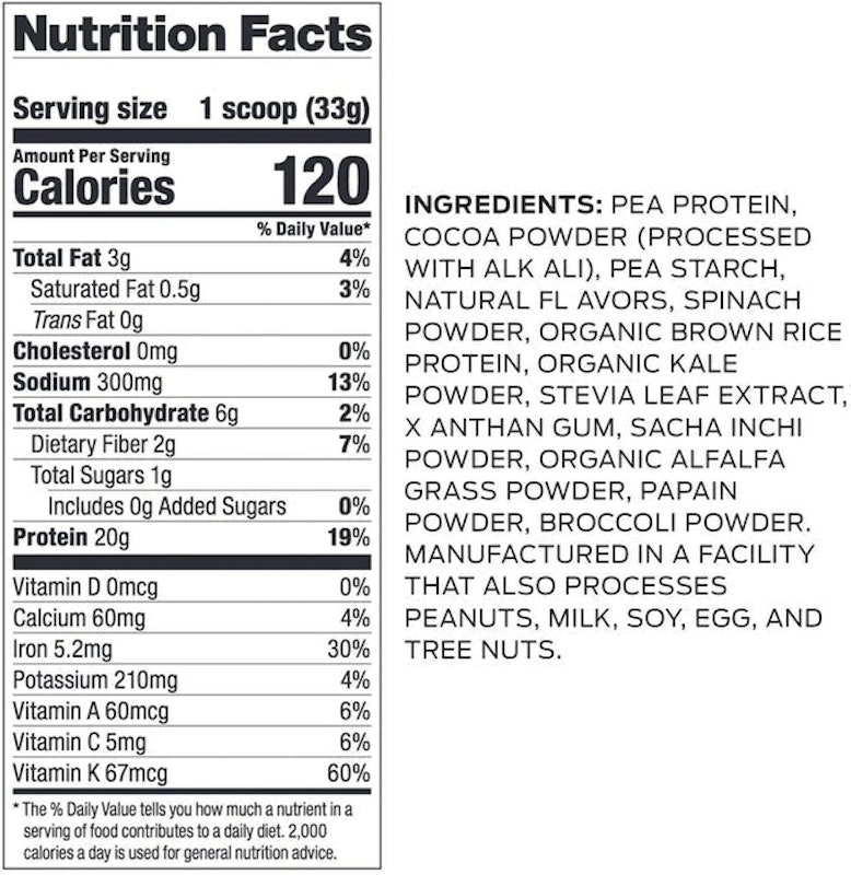 Plant-Based Protein and Greens 2