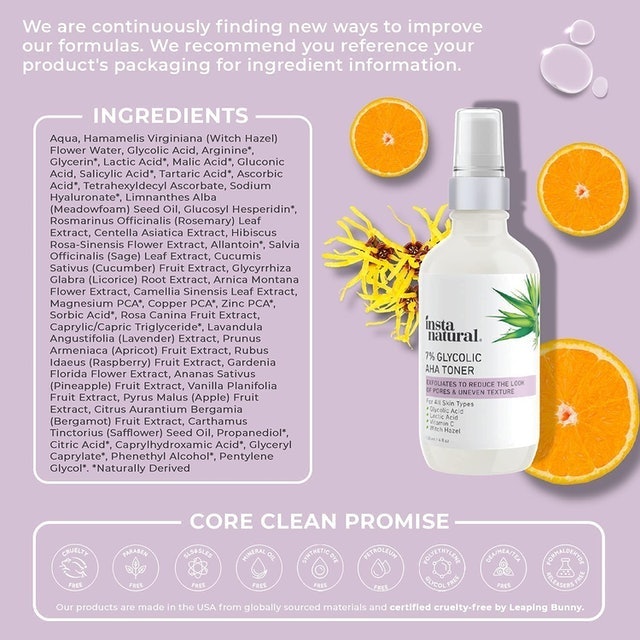 7% Glycolic AHA Toner 2