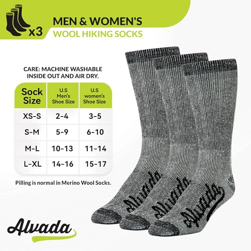 Mens Merino Wool Crew Socks 2