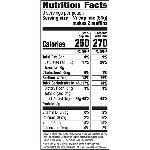 Chocolate Chip Pouch Muffin Mix 2