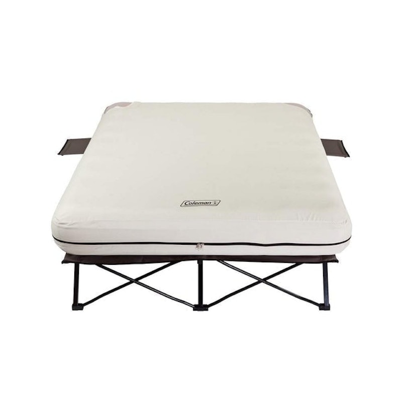 Folding Camp Cot and Air Bed with Side Tables 1