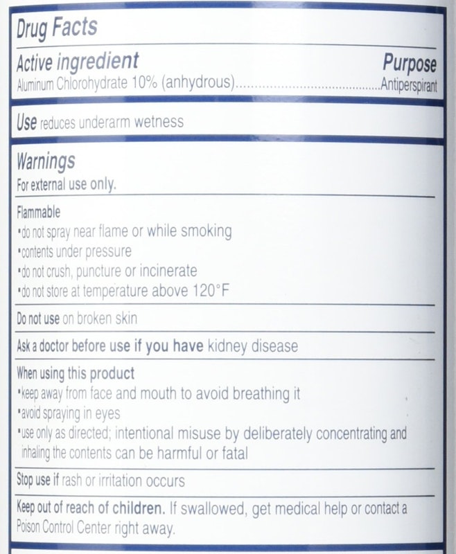 Unscented Antiperspirant Deodorant Spray 2