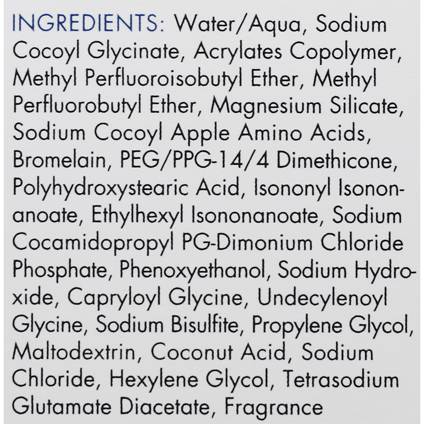 Foaming Facial Cleanser 2
