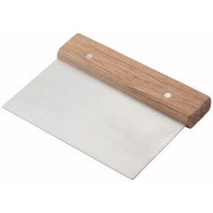 Dough Scraper With Wood Handle