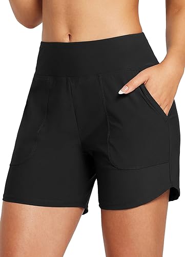 Flyleaf 5" UPF 50+ High-Rise Swim Shorts 1