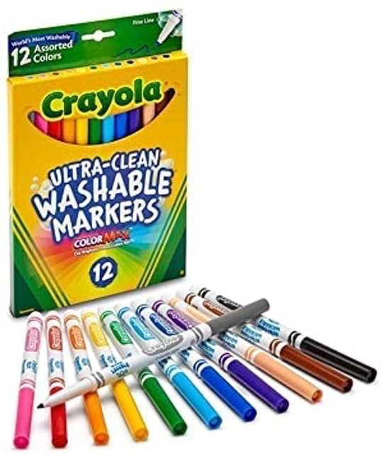 Fine Line Washable Markers 1