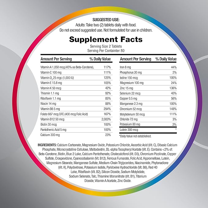 Minis Silver Women's Multivitamin for Women 50 Plus 2
