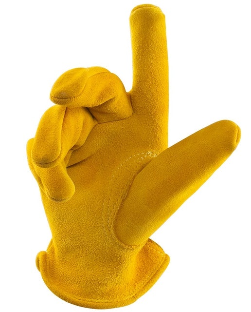 Kids Genuine Leather Work Gloves 2