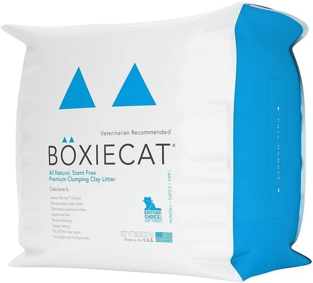Boxiecat Premium Clumping Clay Cat Litter (28 lb.) 1