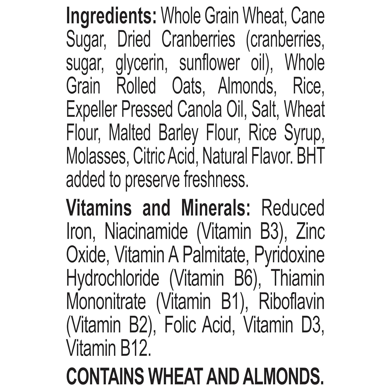 Cranberry Almond Crunch® Cereal 3