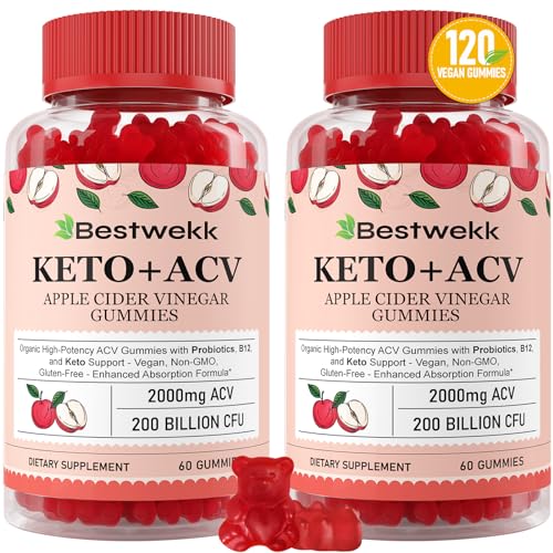 Keto + ACV Apple Cider Vinegar Gummies 1