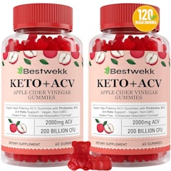 Keto + ACV Apple Cider Vinegar Gummies