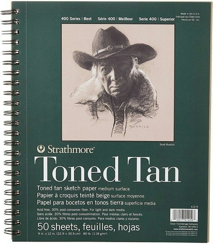 400 Series Toned Tan Sketch Pad 1