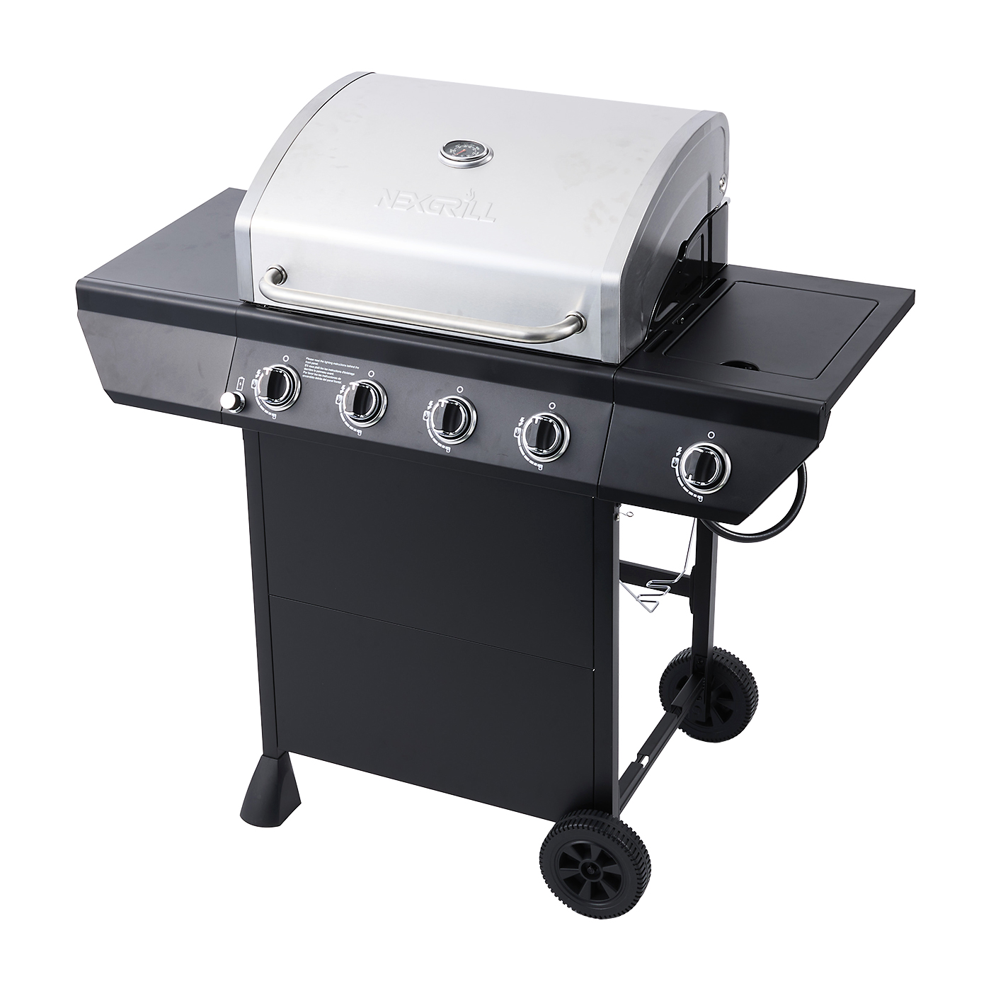 4-Burner Propane Gas Grill with Side Burner X-Large 1