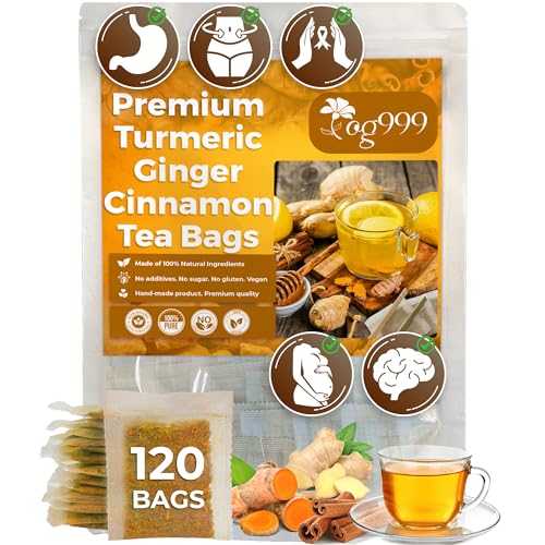 Premium Turmeric Ginger Cinnamon Tea Bags 1