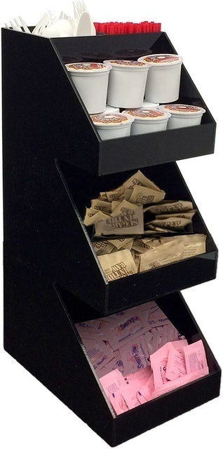 Acrylic 3-Tier Coffee Condiment Organizer 1