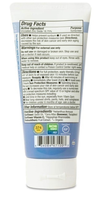Unscented SPF 30 Clear Zinc Sunscreen Cream 2