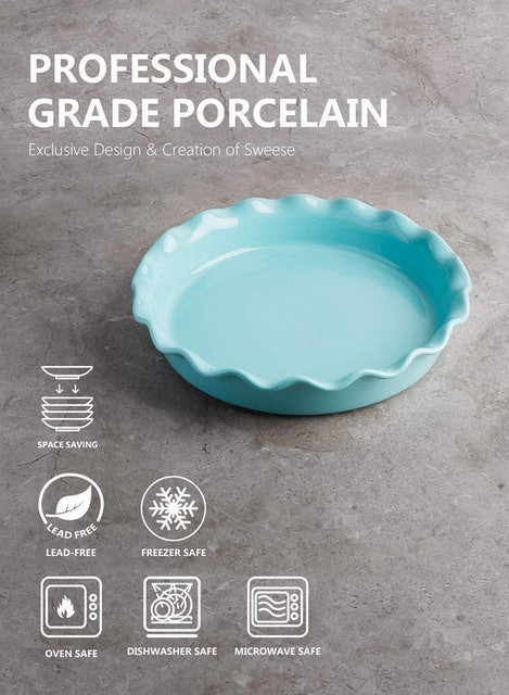 Round Pie Plate With a Ruffled Edge 3