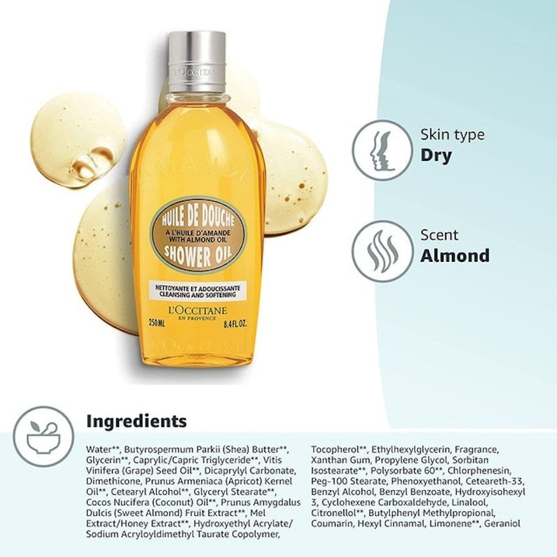 Cleansing and Softening Almond Shower Oil 2