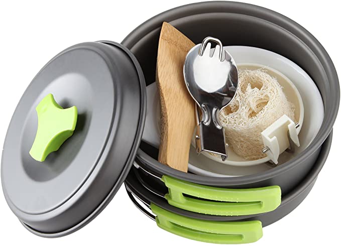 Camping Cookware Mess Kit (2 Liter) 3