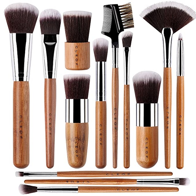 Bamboo Makeup Brushes Professional Set 1