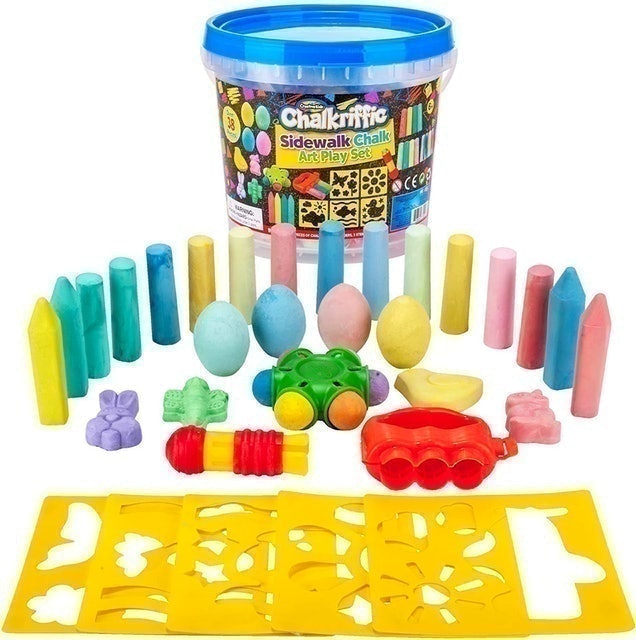 Premium Sidewalk Chalk Art Play Set 1