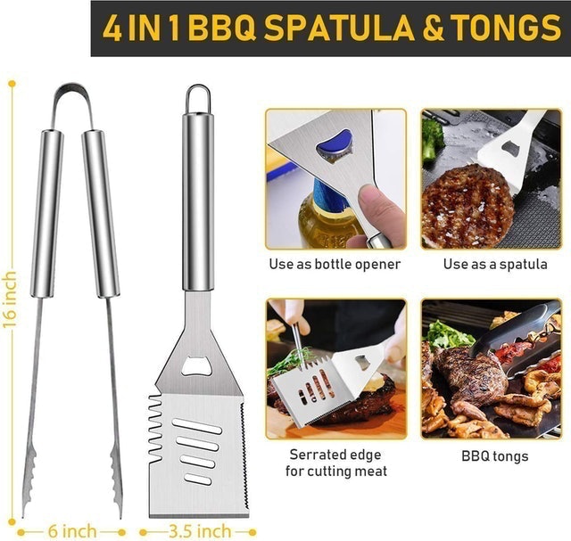 Grill Tools Set With Mats 2