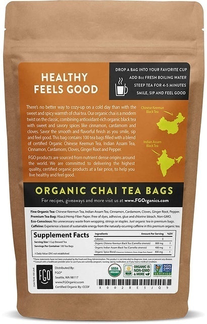 Organic Chai Tea Bags 2