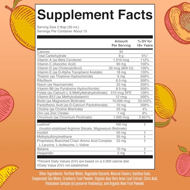 Liquid Multivitamin + Lustriva® Hair Growth for Women 2