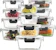 FineDine Glass Food Storage Container Set 1