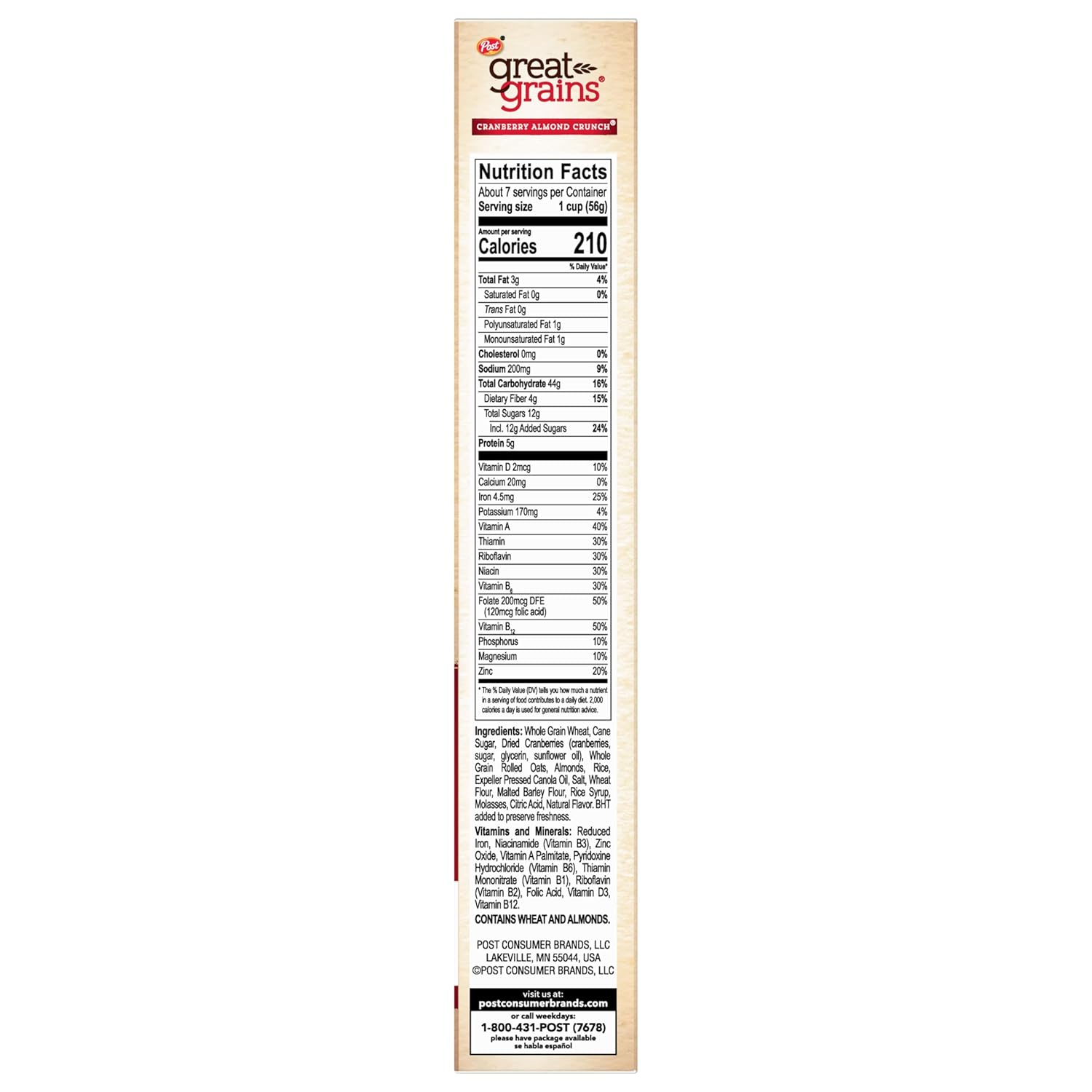 Cranberry Almond Crunch® Cereal 4