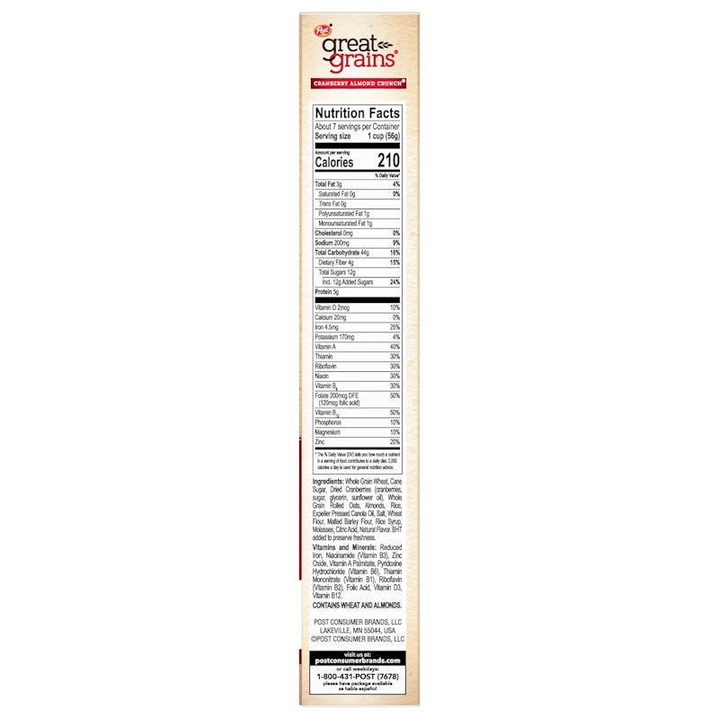 Cranberry Almond Crunch® Cereal 4