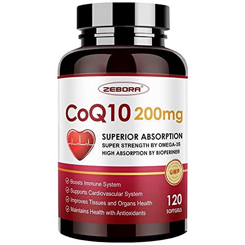 CoQ10 Supplement 200mg Softgels with PQQ 1
