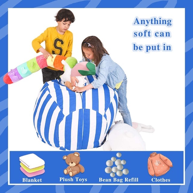 EDCMaker Stuffed Animal Bean Bag 2