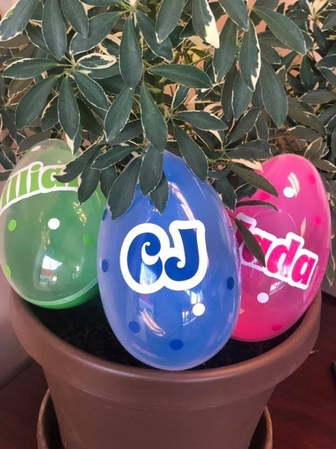 Polka Dot Jumbo Easter Egg 1