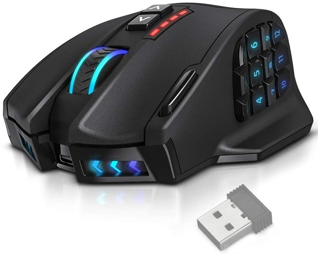 Venus Pro RGB Wireless MMO Gaming Mouse 1